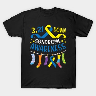 March 21 Down Syndrome Awareness Day Socks Me You Mommy Dad T-Shirt